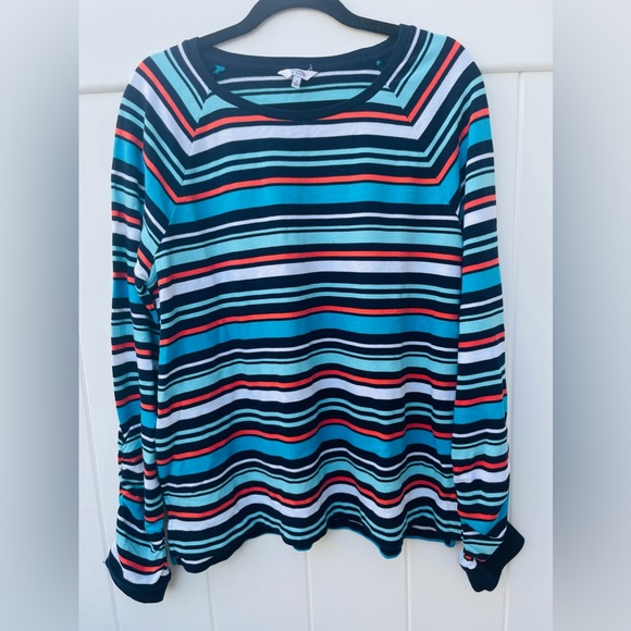 Crown & Ivy Long Sleeve Sweatshirt size large NWT - Picture 3 of 8